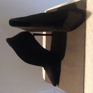 Nylon stiletto booties